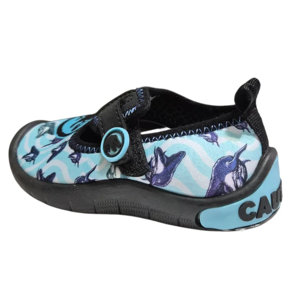 Jurassic World Little Kids Water Shoes Size 5/6, 13/1 Rubber Sole Stretch